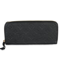 Louis Vuitton Black Monogram Empreinte Clemence Wallet