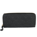 Louis Vuitton Black Monogram Empreinte Clemence Wallet