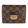 Louis Vuitton Damier Ebene Canvas Joey Wallet