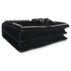 Gucci Black Suede Crystal Small Dionysus Shoulder Bag