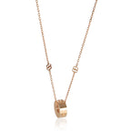 Gucci Rose Gold  Icon GG Star Necklace