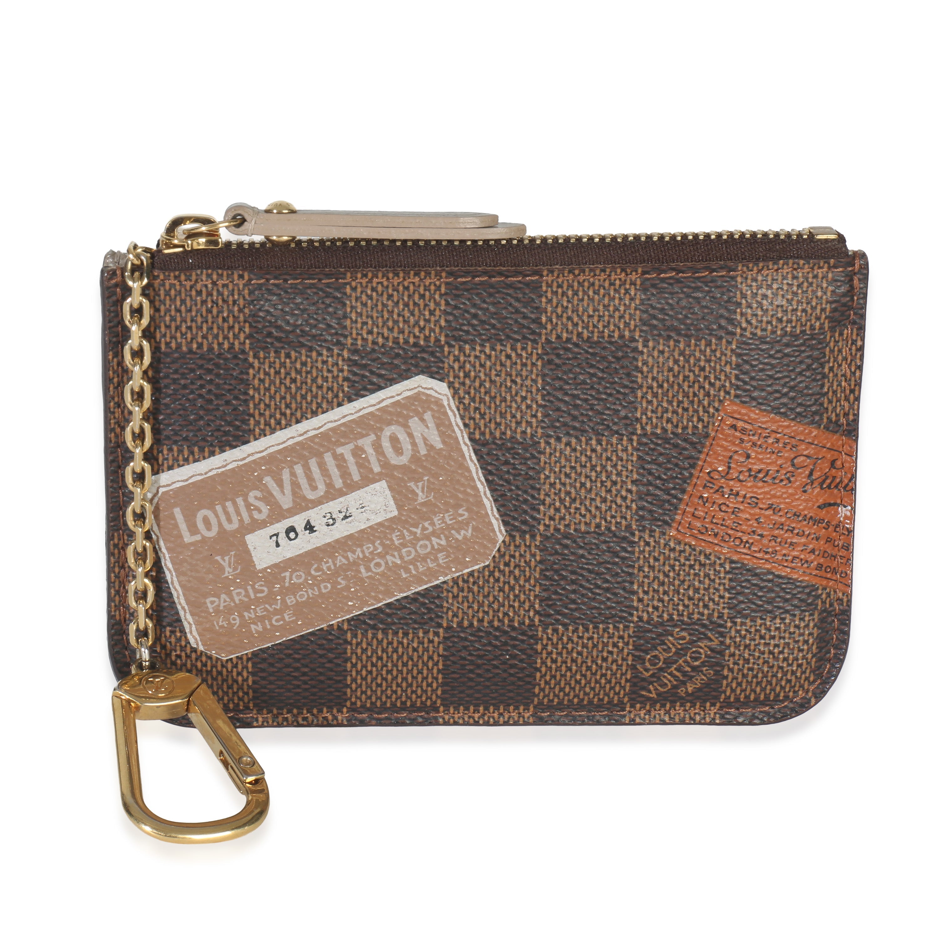 Louis Vuitton Damier Ebene Canvas Trunks & Bags Key Pouch