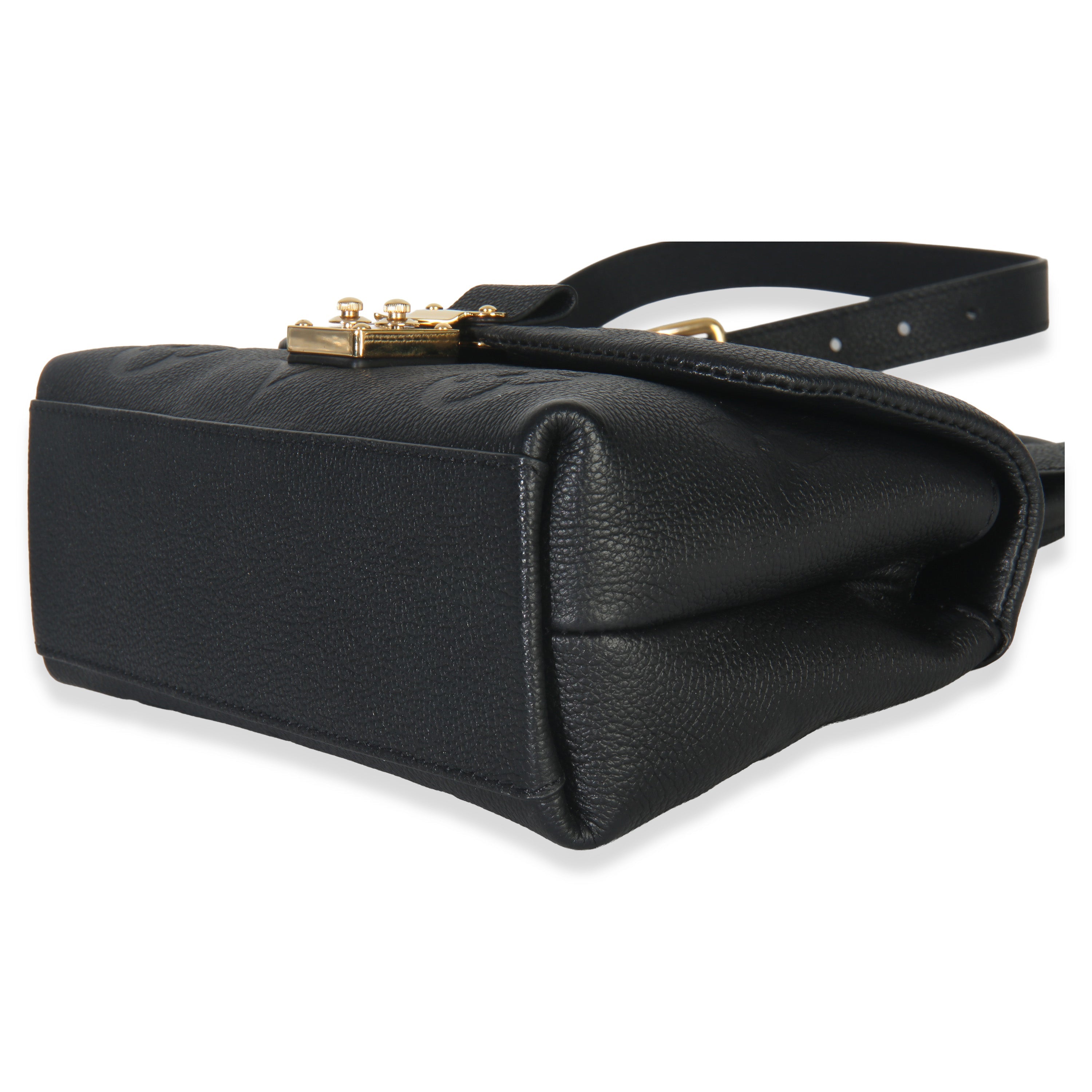 Louis Vuitton Black Giant Monogram Empreinte Madeleine BB