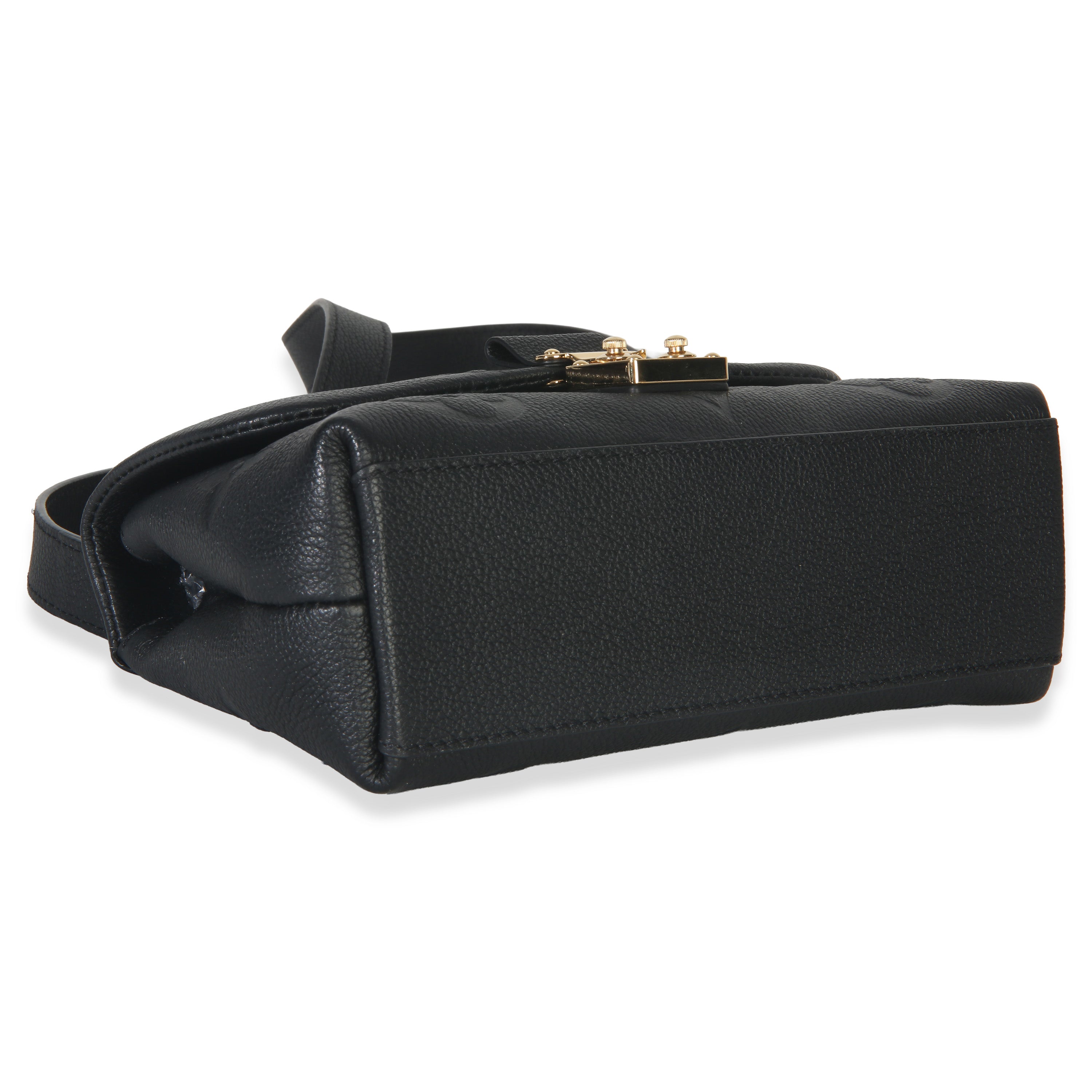 Louis Vuitton Black Giant Monogram Empreinte Madeleine BB