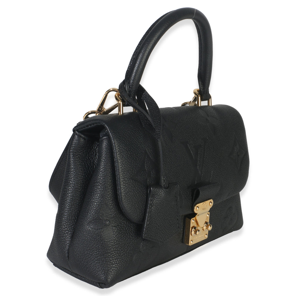 Louis Vuitton Black Giant Monogram Empreinte Madeleine BB