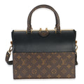 Louis Vuitton Black Calfskin Monogram Doctor Speedy 25