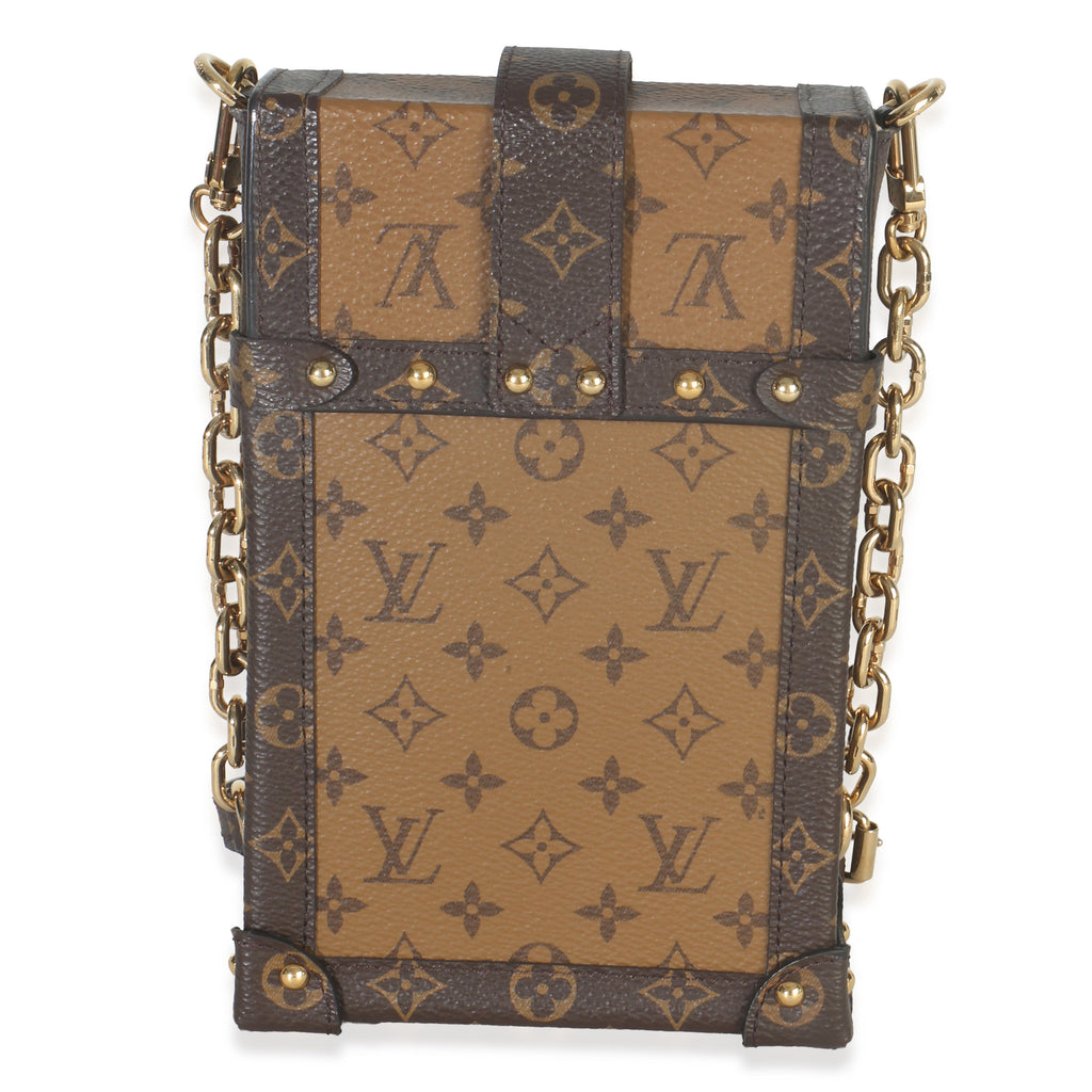 Louis Vuitton Monogram Reverse Canvas Vertical Trunk Pochette