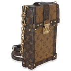 Louis Vuitton Monogram Reverse Canvas Vertical Trunk Pochette