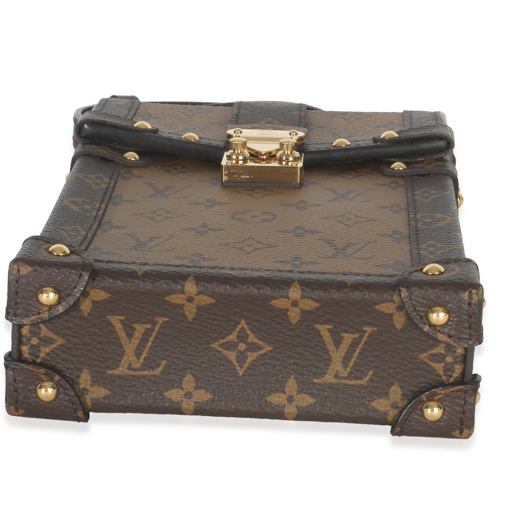Louis Vuitton Monogram Reverse Canvas Vertical Trunk Pochette