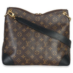 Louis Vuitton Black Monogram Canvas Odeon MM