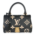 Louis Vuitton Black Beige Giant Empreinte Madeleine BB