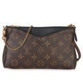 Louis Vuitton Black Monogram Canvas Pallas Clutch