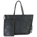 Louis Vuitton Black Giant Monogram Empreinte Neverfull MM