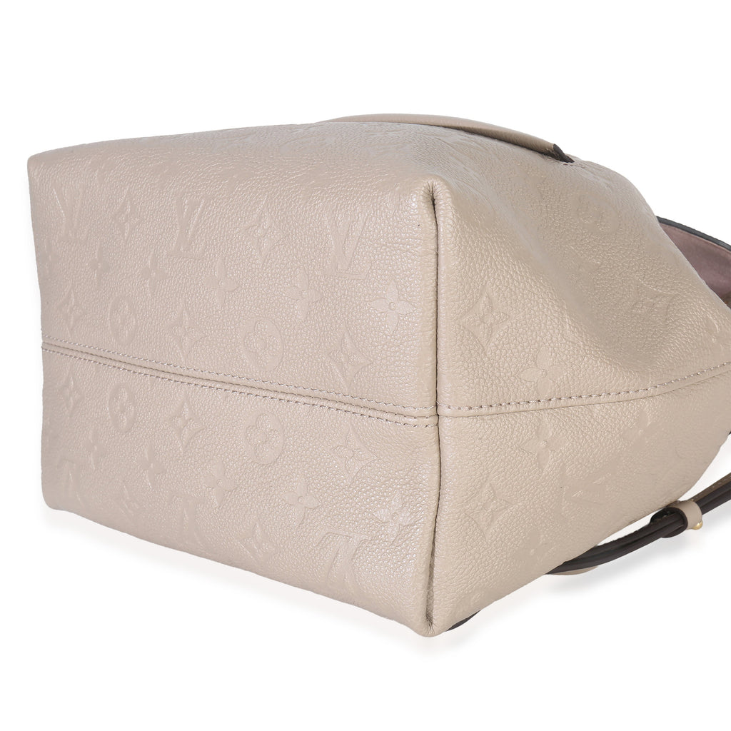 Louis Vuitton Tourterelle Monogram Empreinte Montsouris NM