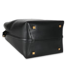 Saint Laurent Black Shiny Calfskin Small Le 37 Bucket Bag