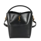 Saint Laurent Black Shiny Calfskin Small Le 37 Bucket Bag
