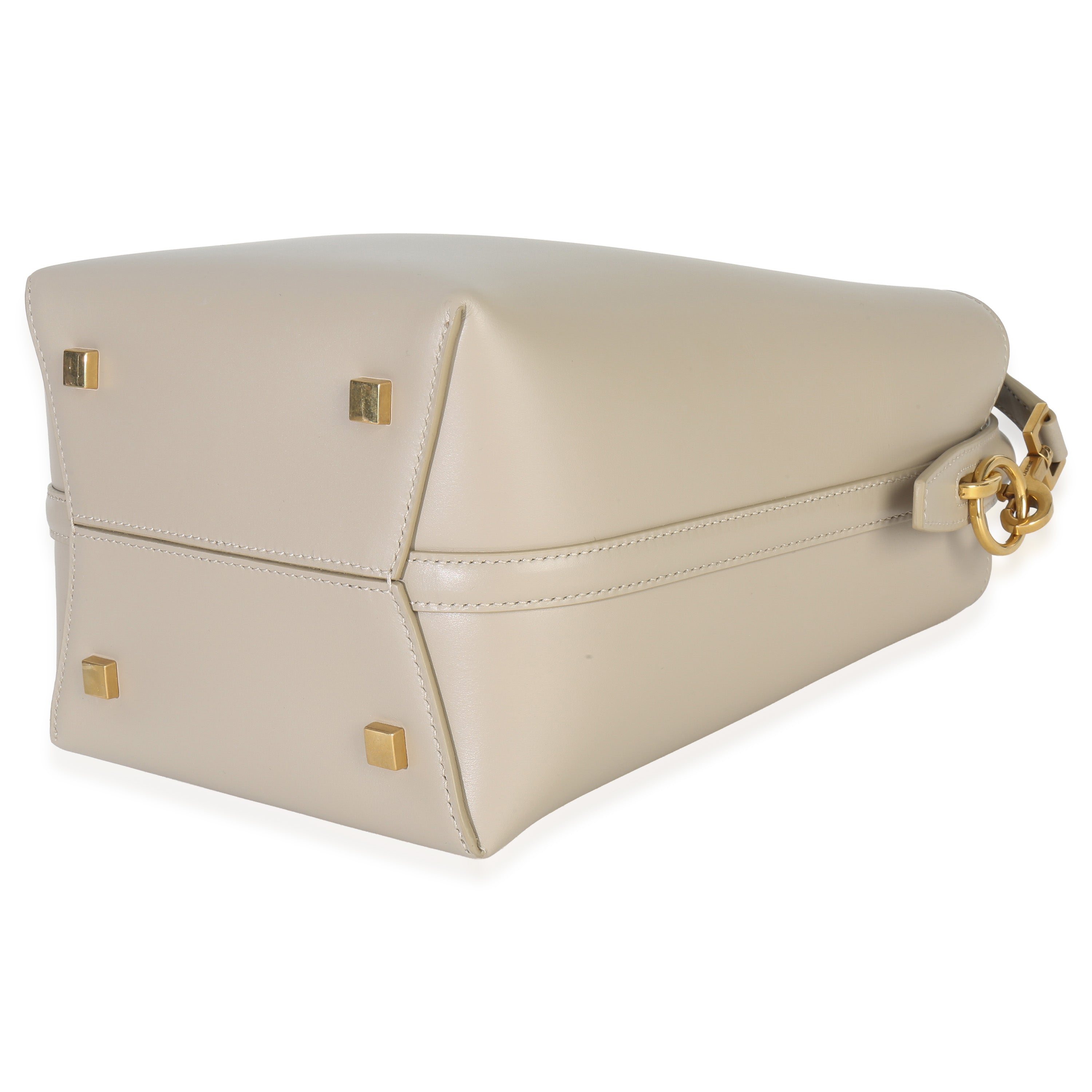 Saint Laurent Beige Calfskin Small Le 37 Bucket Bag