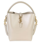Saint Laurent Beige Calfskin Small Le 37 Bucket Bag