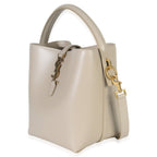 Saint Laurent Beige Calfskin Small Le 37 Bucket Bag