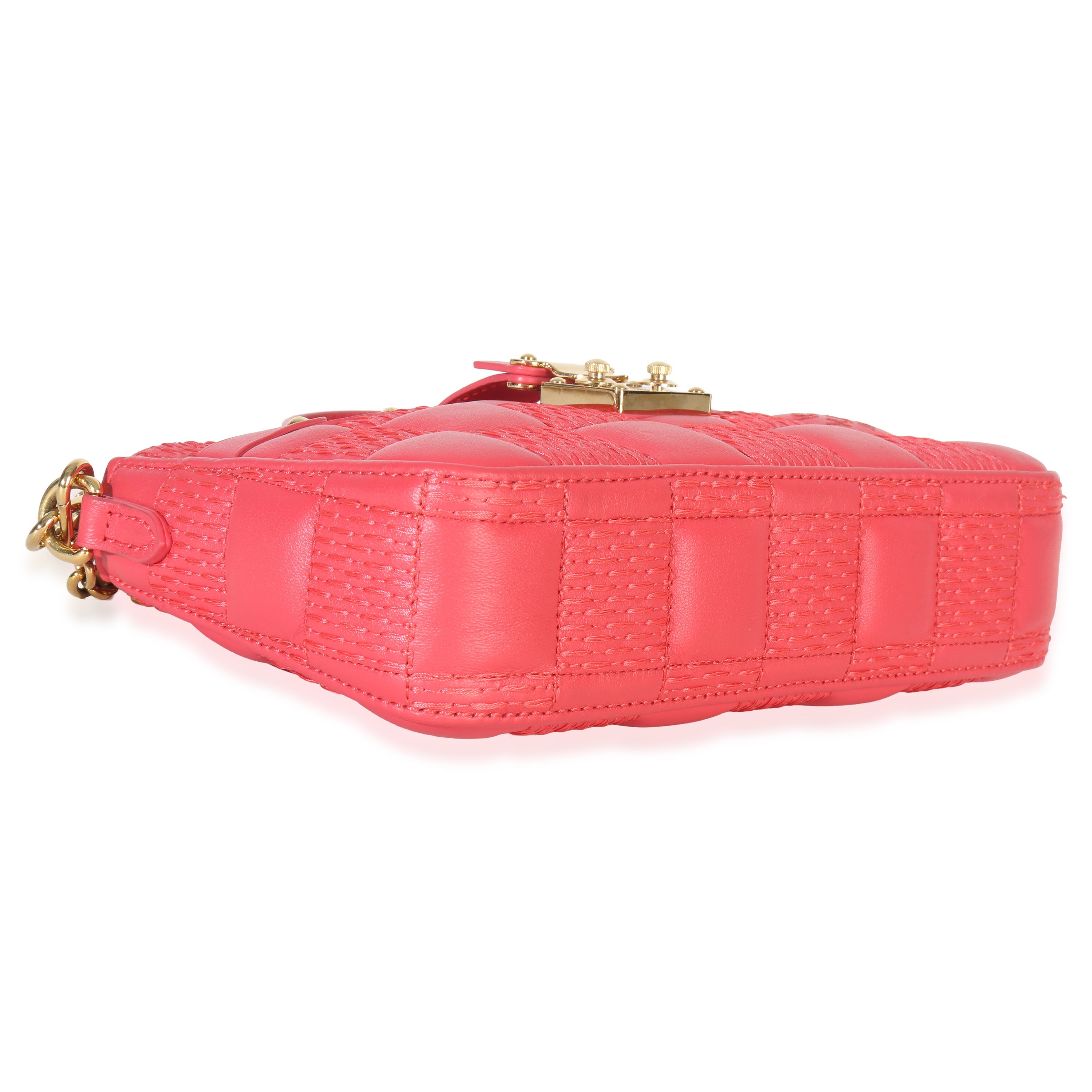Louis Vuitton Rose Damier Quilted Lambskin Troca Pochette