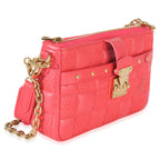 Louis Vuitton Rose Damier Quilted Lambskin Troca Pochette