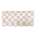 Louis Vuitton Rose Ballerine Damier Azur Canvas Emilie Wallet