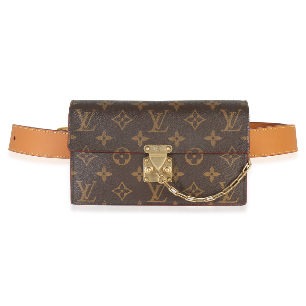 Louis Vuitton Monogram Canvas S Lock Belt Pouch