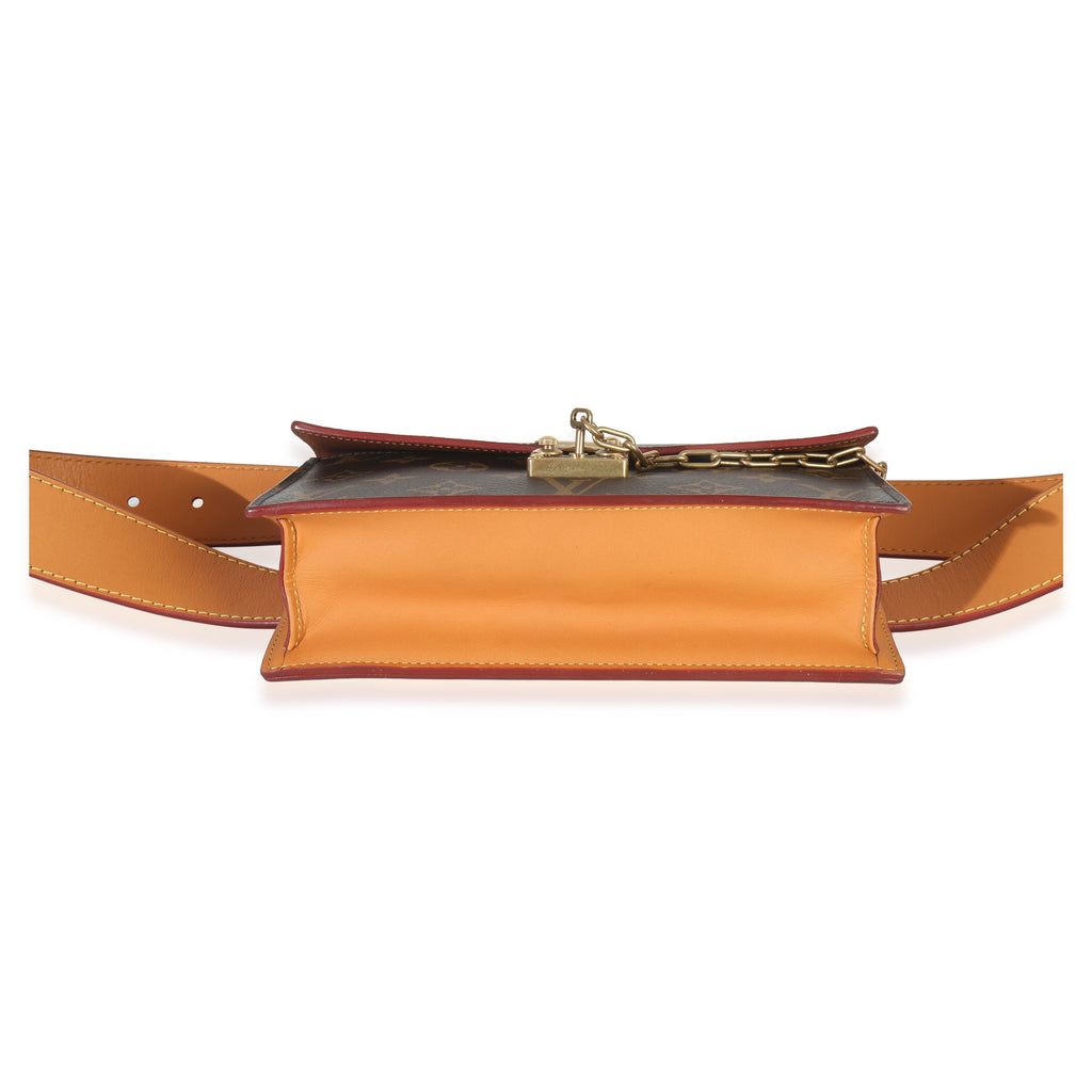 Louis Vuitton Monogram Canvas S Lock Belt Pouch