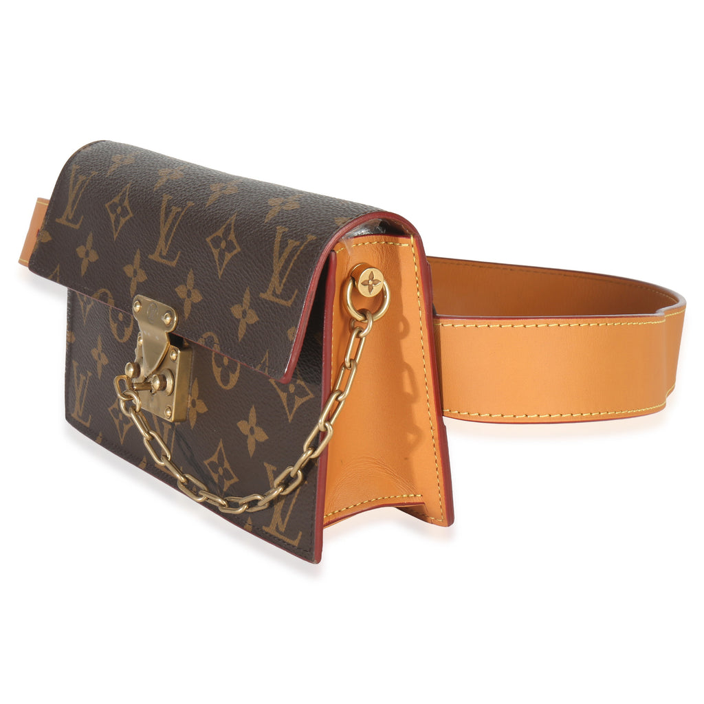 Louis Vuitton Monogram Canvas S Lock Belt Pouch