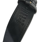 Gucci Black Matelasse Calfskin GG Marmont Triple Pouch Belt Bag