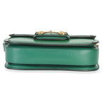 Gucci Emerald Green Azalea Calfskin Horsebit 1955 Shoulder Bag
