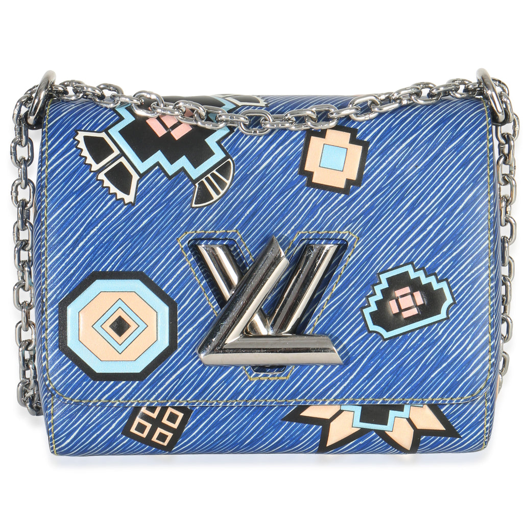 Louis Vuitton Blue Denim Aztec Epi Twist PM