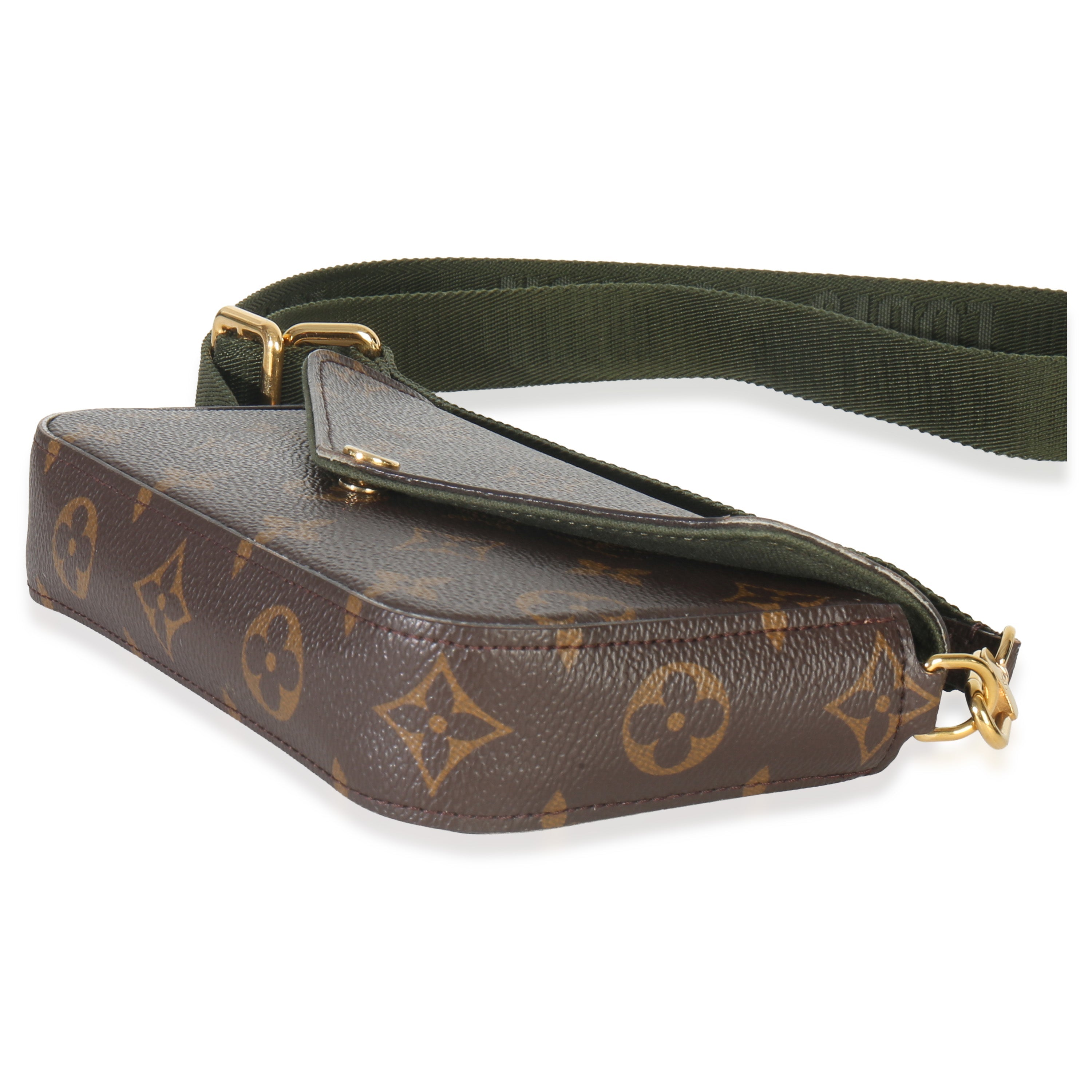 Louis Vuitton Kaki Monogram Canvas Felicie Strap & Go