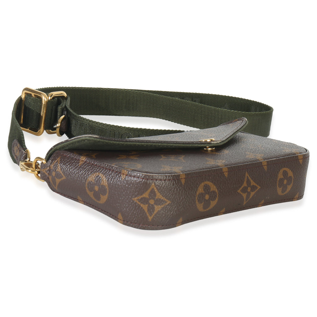 Louis Vuitton Kaki Monogram Canvas Felicie Strap & Go