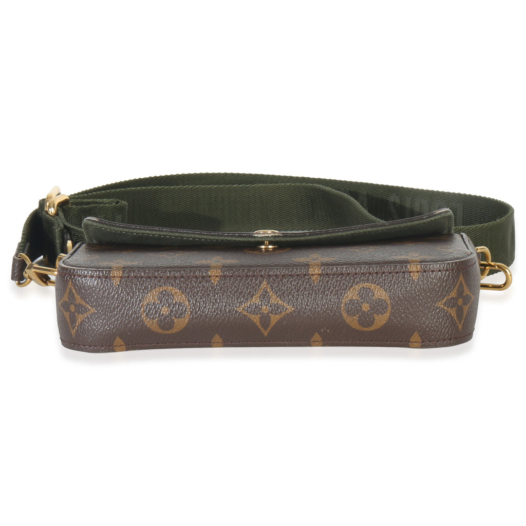 Louis Vuitton Kaki Monogram Canvas Felicie Strap & Go