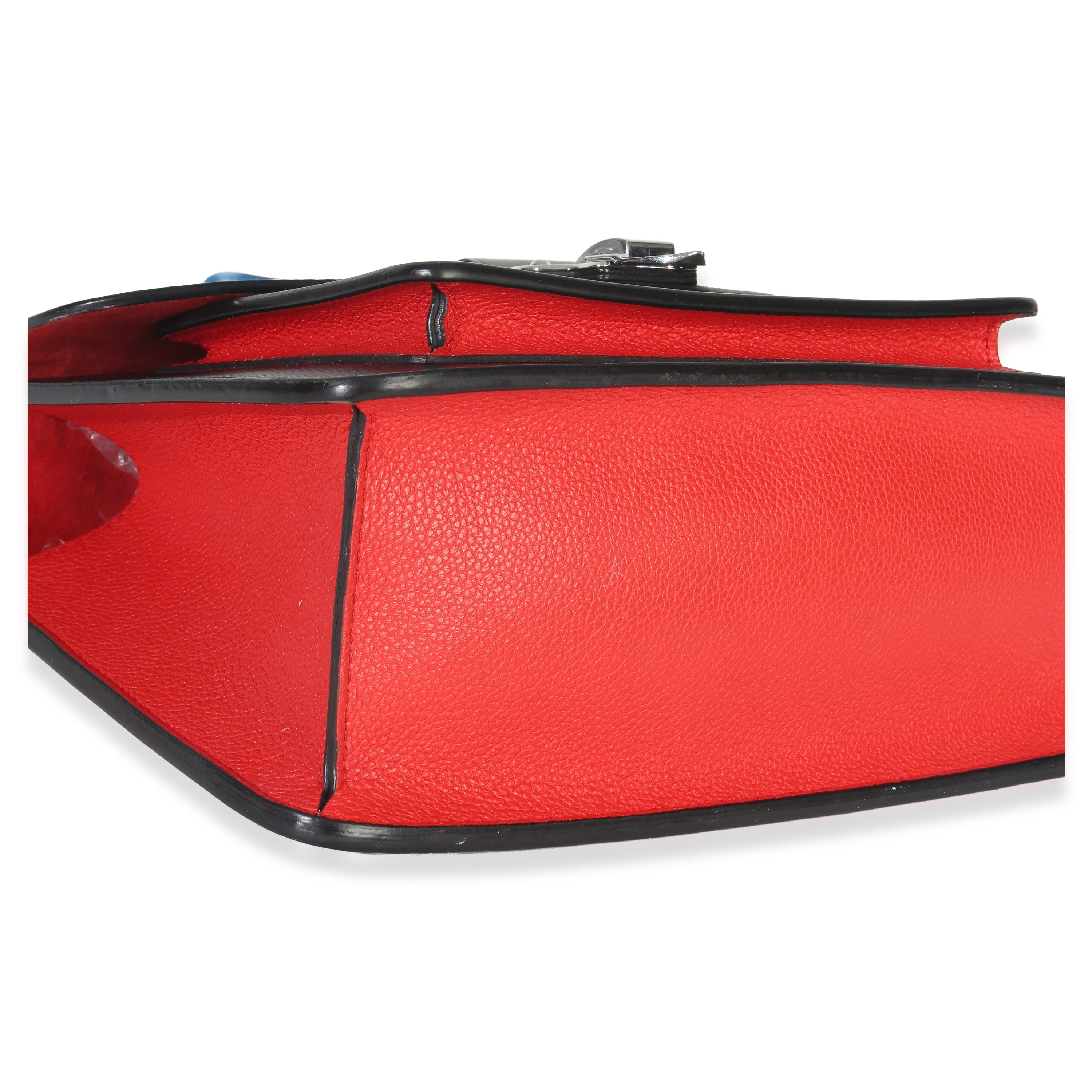 Louis Vuitton Black Red Blue Epi Neo Monceau Bag