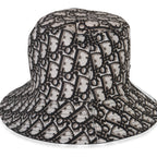 Christian Dior Black Nylon Reversible Teddy Bucket Hat 56