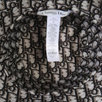 Christian Dior Black Nylon Reversible Teddy Bucket Hat 56