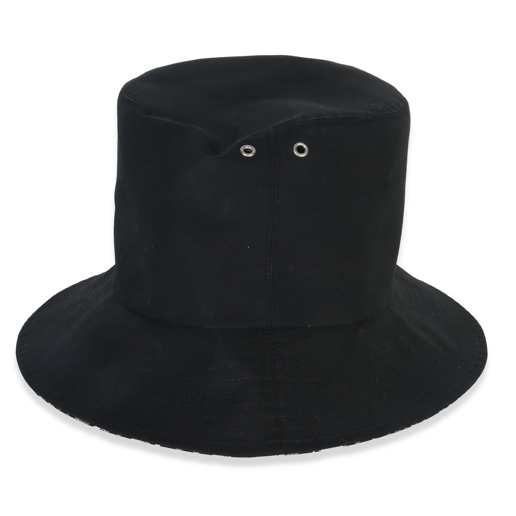 Christian Dior Black Nylon Reversible Teddy Bucket Hat 56