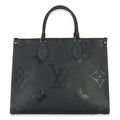 Louis Vuitton Black Giant Monogram Empreinte Onthego MM