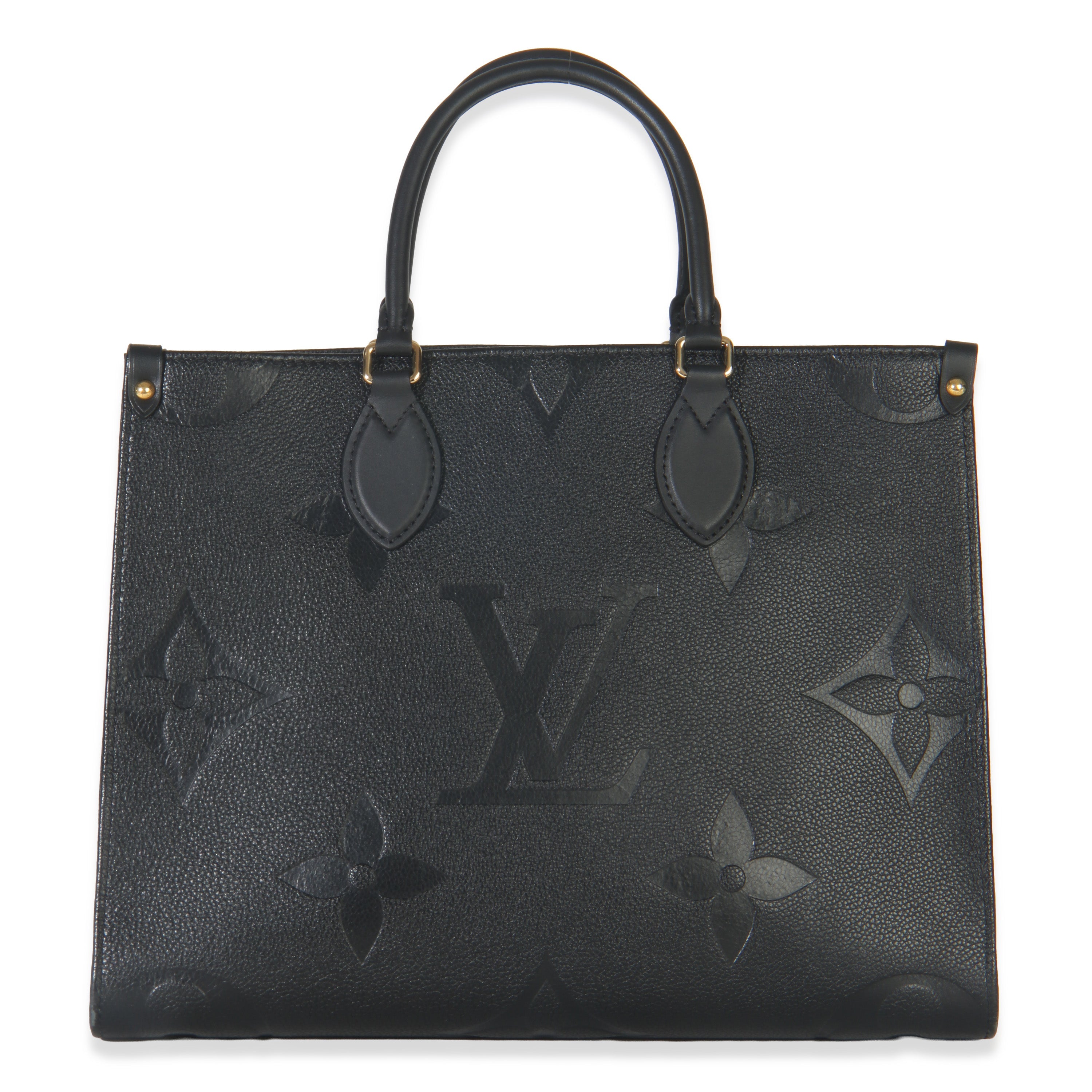 Louis Vuitton Black Giant Monogram Empreinte Onthego MM