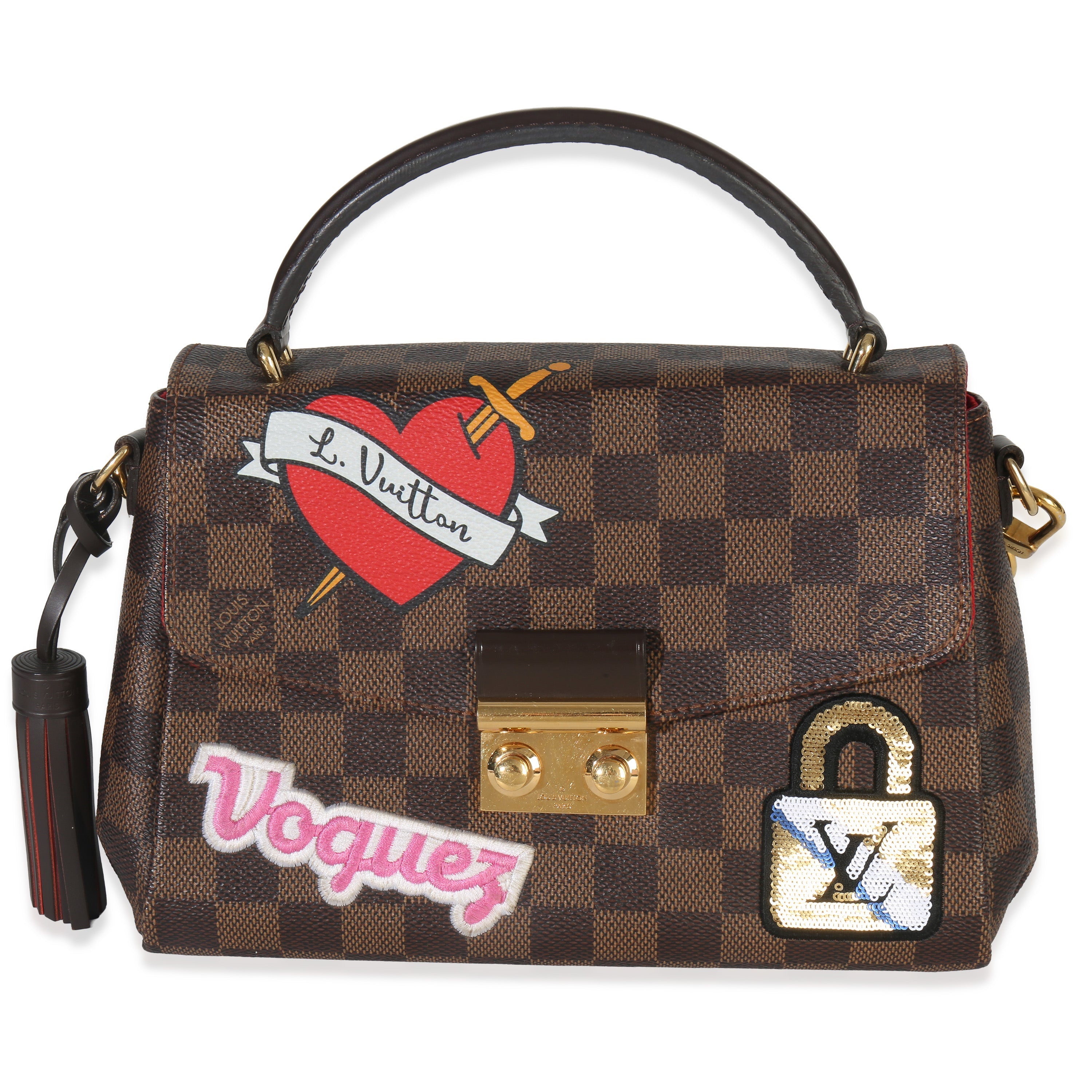 Louis Vuitton Damier Ebene Canvas Patches Croisette