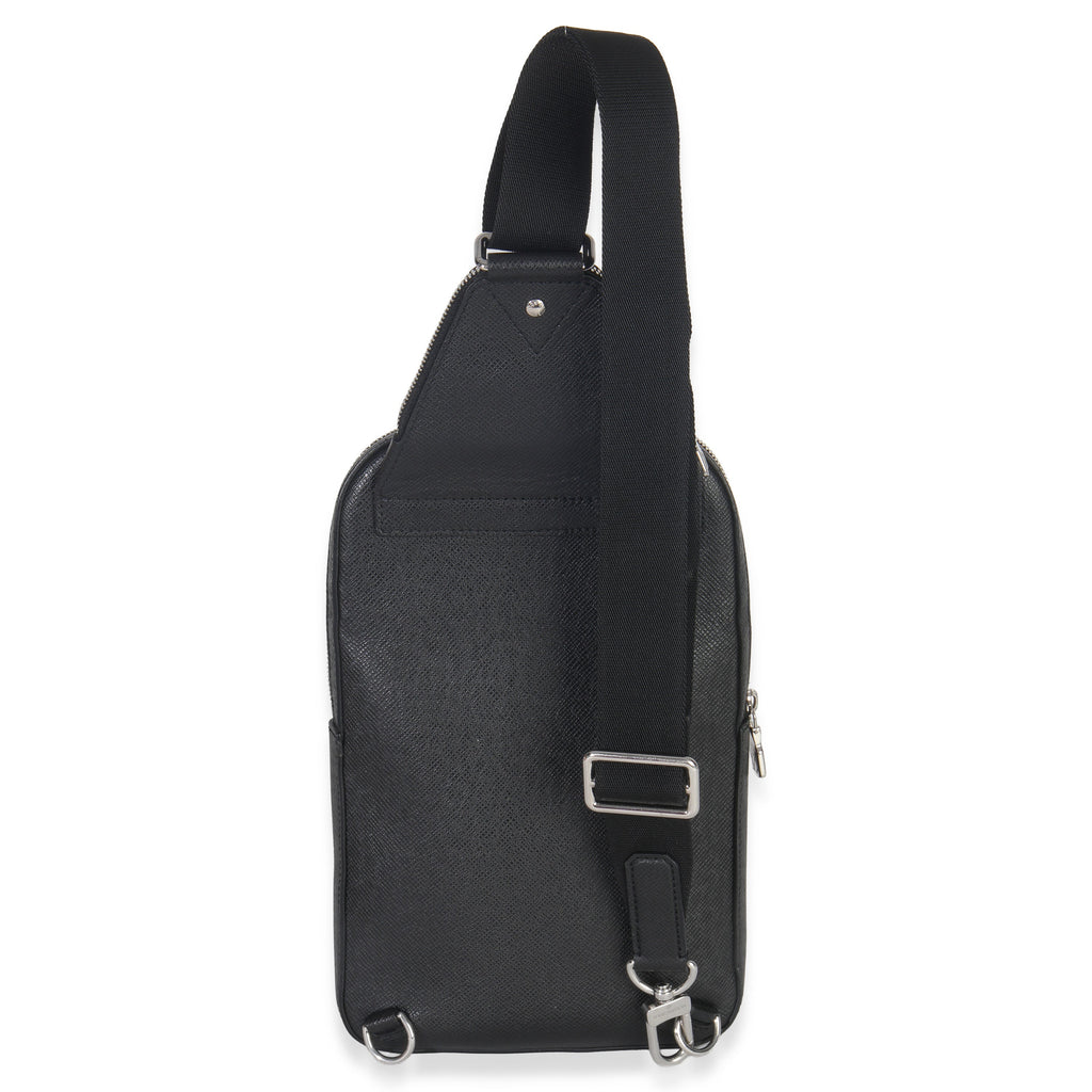 Louis Vuitton Black Taiga Avenue Sling Bag