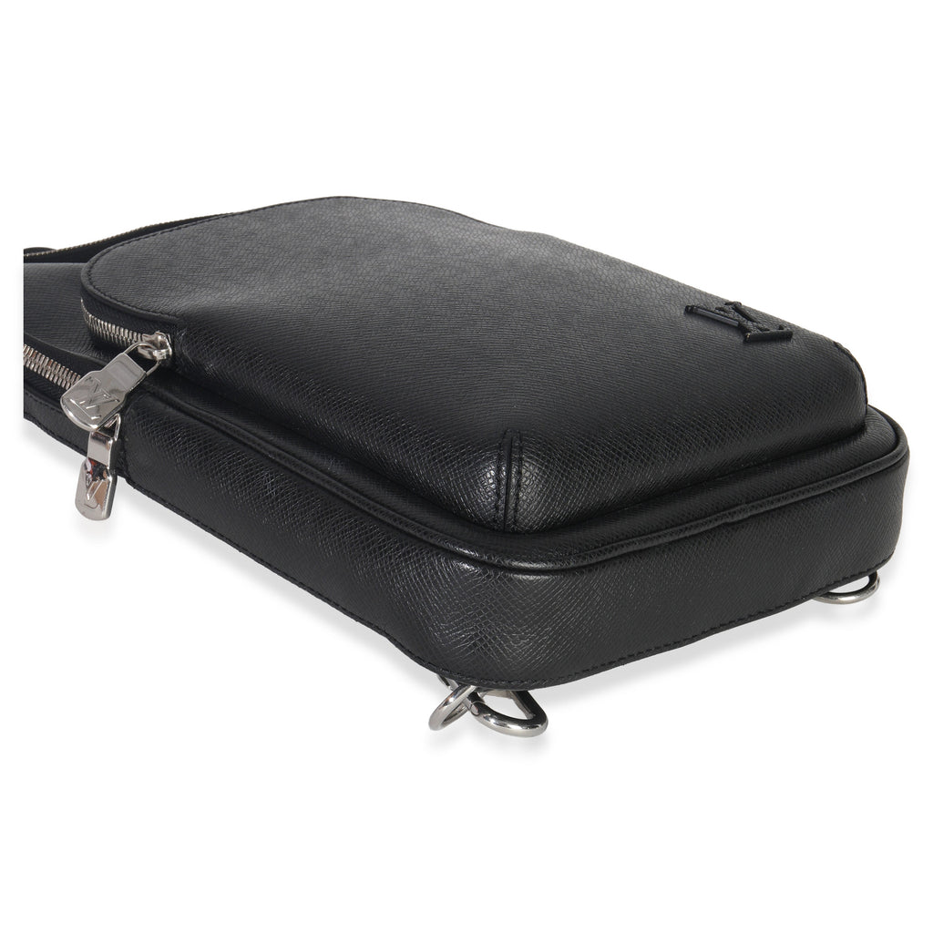 Louis Vuitton Black Taiga Avenue Sling Bag