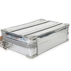 Louis Vuitton Silver Monogram Miroir Handle Trunk Bag