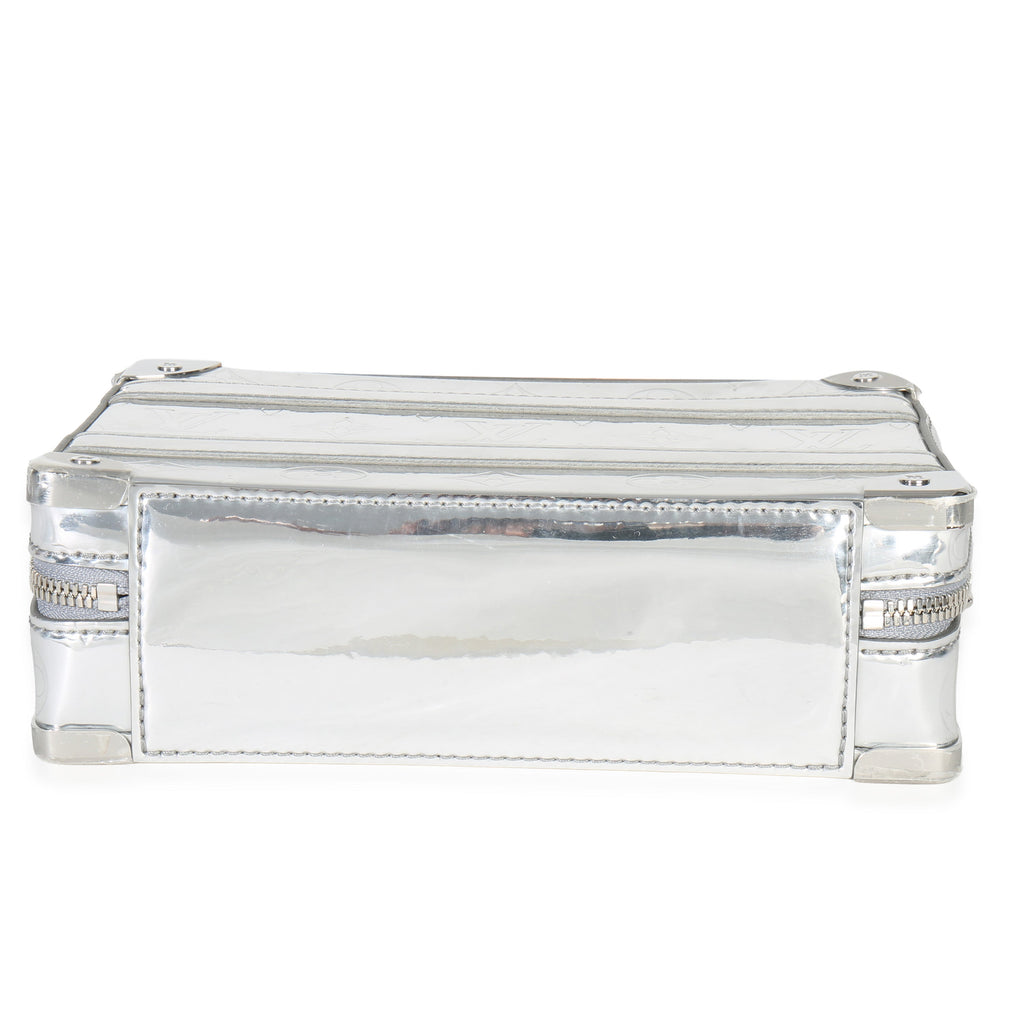 Louis Vuitton Silver Monogram Miroir Handle Trunk Bag