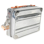Louis Vuitton Silver Monogram Miroir Handle Trunk Bag