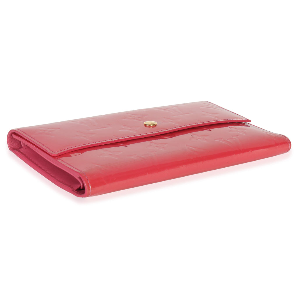 Louis Vuitton Rose Pop Monogram Vernis Sarah Wallet