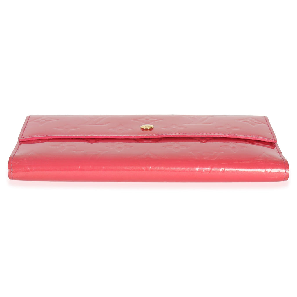 Louis Vuitton Rose Pop Monogram Vernis Sarah Wallet