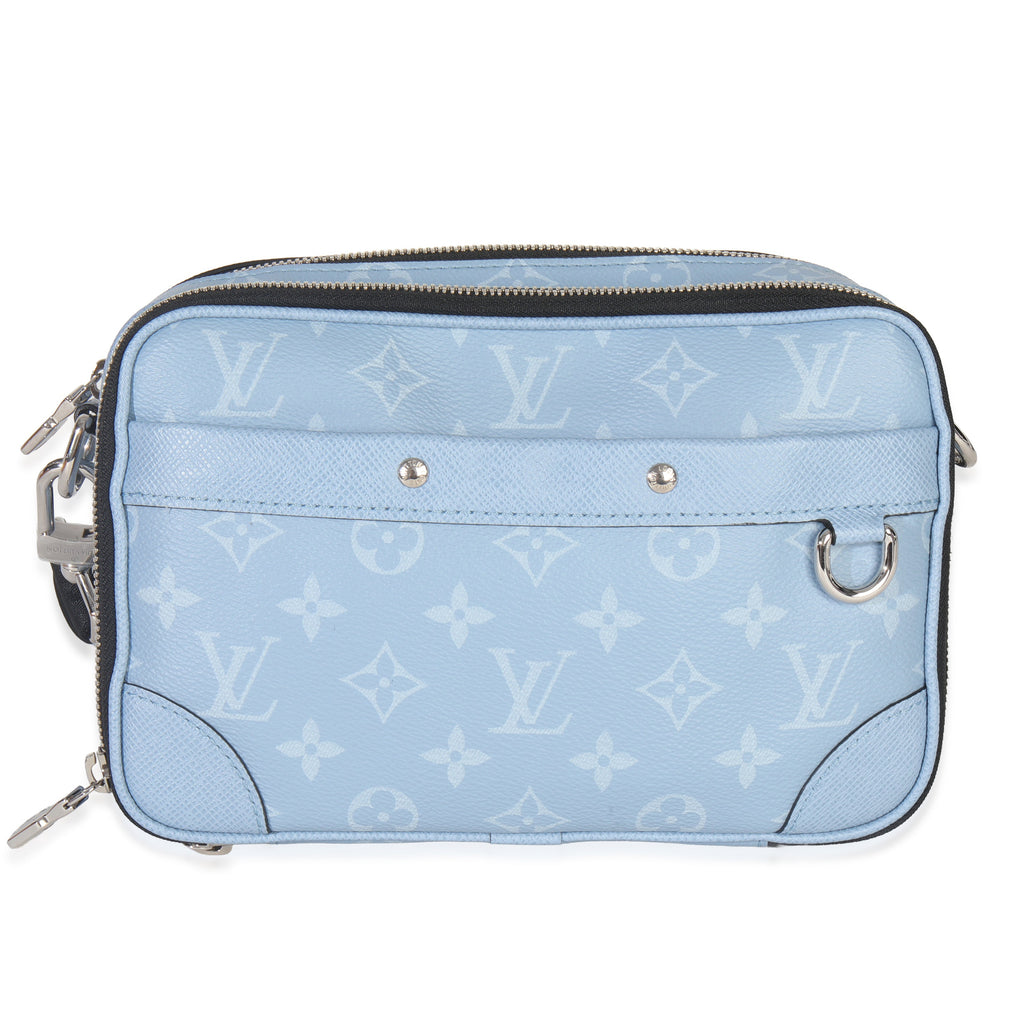 Louis Vuitton Sky Blue Monogram Taigarama Alpha Messenger